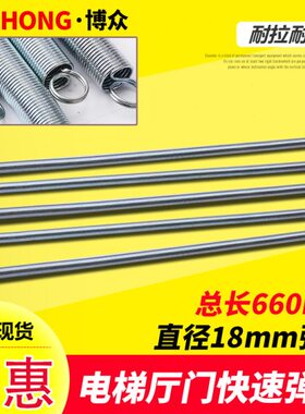 门60厅直自闭18弹簧 通力蒂森mmmm 关v6径门拉簧弹簧快速门机电梯