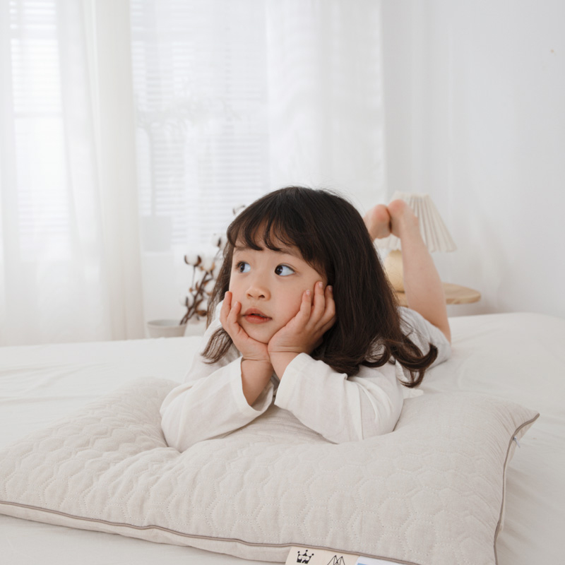 儿童枕芯 30*50cms棉麻本色大凉山黑苦荞麦壳幼儿枕头学生护颈椎
