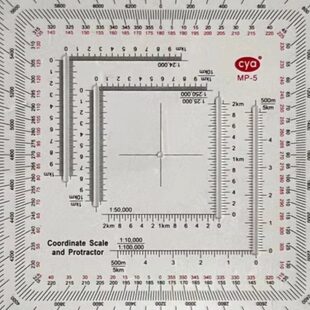 PM战凯-尺方形密位上坐算5地理图标尺量尺