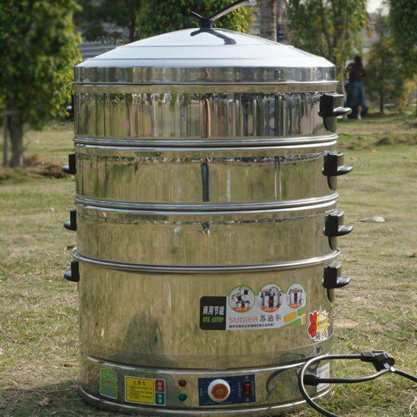 电蒸锅多功能家用蒸馒头电蒸笼自动苏迪尔商用蒸锅三层大容量超大