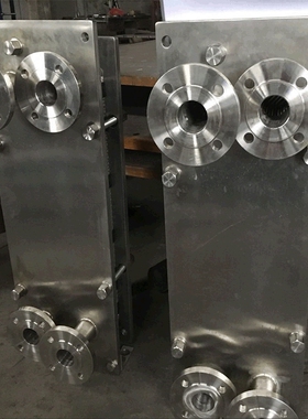 沃顿制造啤酒冷却器麦汁麦牙汁降温麦芽汁冷却器智能板式换热机组