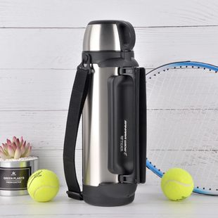 虎牌保温壶2升MHK 便携户外tiger大容量不锈钢保温水壶 A201男士