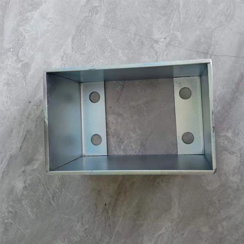 铝合金不锈钢方管专用内装固定底座镀锌立柱柱子内孔内固定预埋件