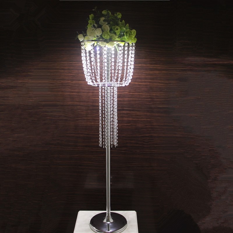 新款婚庆道具水母水晶珠帘路引仪式亭接待区场地布置装饰花架灯具