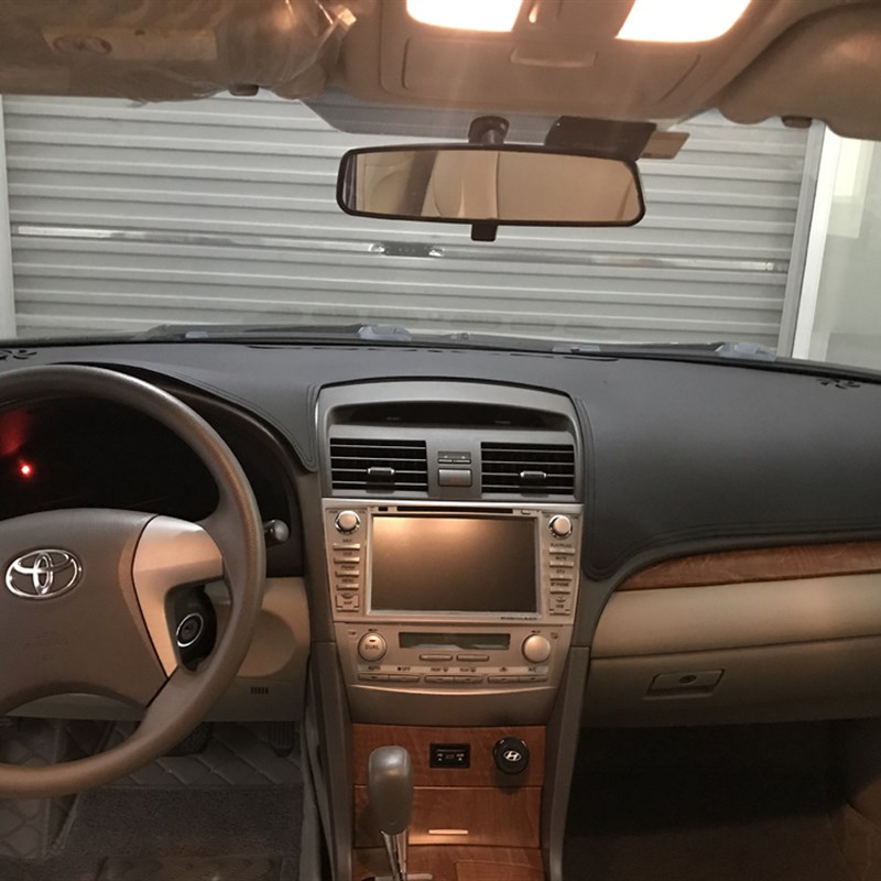 06-11年6代凯美瑞仪表台垫避光垫皮革遮光防晒隔热工作台前台皮垫