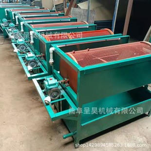 反复清洗自动出料洗薯机便宜 药材半夏天南星洗泥机 筛网款 喷淋式