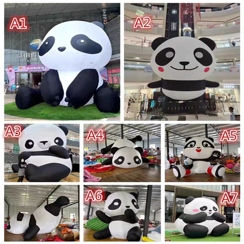 充气卡通气模毛绒定制闭气美陈人偶公仔景区商场节日活动网红道具