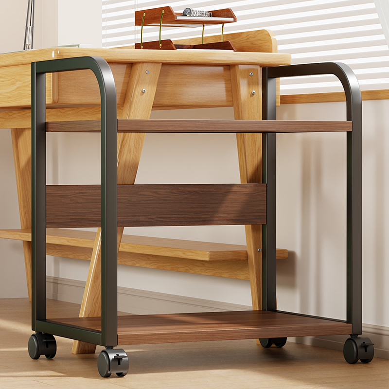 打印机置物架办公专用搁物架书架可移动收纳架子电脑主机箱放置柜