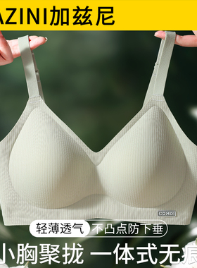 内衣女聚拢小胸收副乳防下垂不空杯软支撑无痕固定杯无钢圈文胸罩