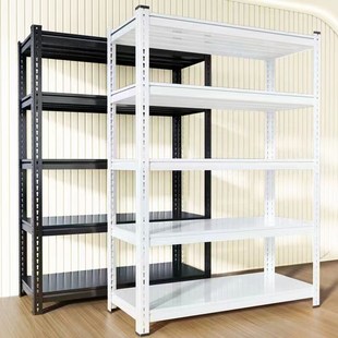 小型货架置物架多层角钢货物架仓储铁架子超市储物架地下室收纳架