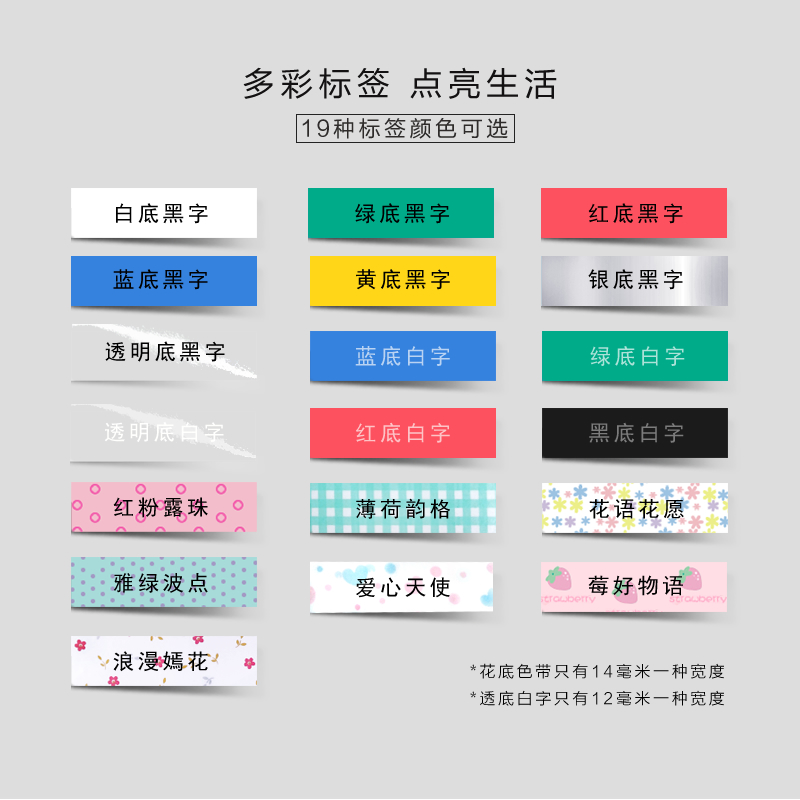 威码标签机色带6/10mm防水防油标签纸透明底GT1000/600/100/2000