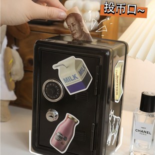 高级感看不出来是存钱罐2024新款男孩成年大人女生储蓄箱可进可出