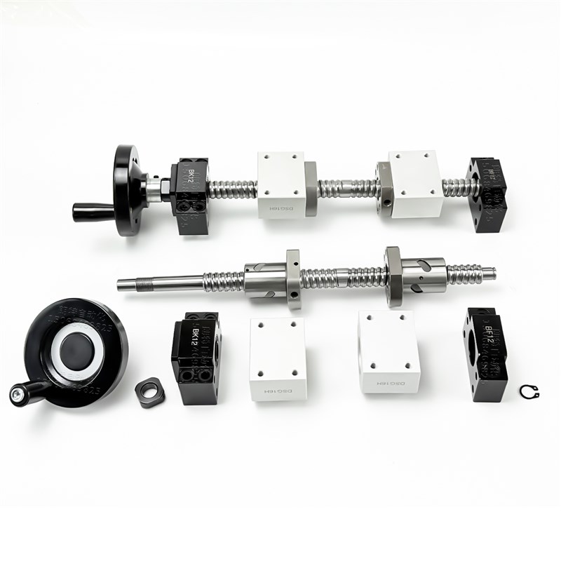 正反牙手摇滚珠丝杆1204模组1605左右旋对接滑台双向手动丝杠套装