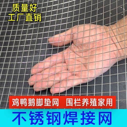 304不锈钢电焊网养殖网围栏防鸟钢丝网J筛网防逃网电焊铁丝防护网