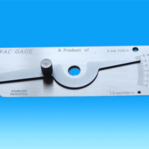 不锈钢咬边尺 公制/公英制 V-Wac Weld Gauge