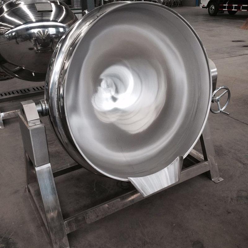 奶豆腐蒸汽熬煮锅可倾式牛奶加工熬煮设备奶制品加工煮奶锅
