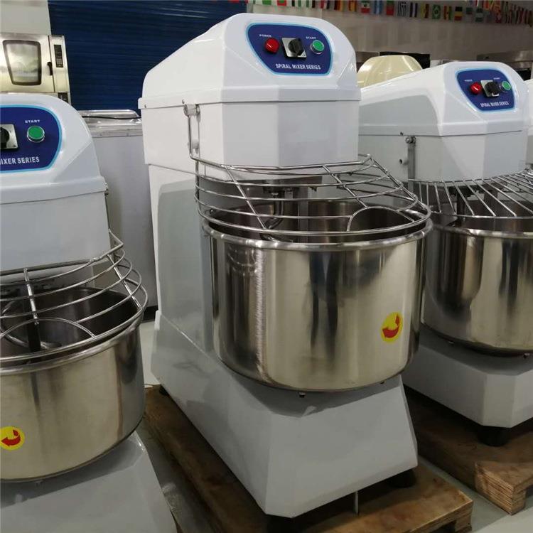 40升大容量立式双动双速不锈钢和面机双速搅拌搅面粉和面机商用