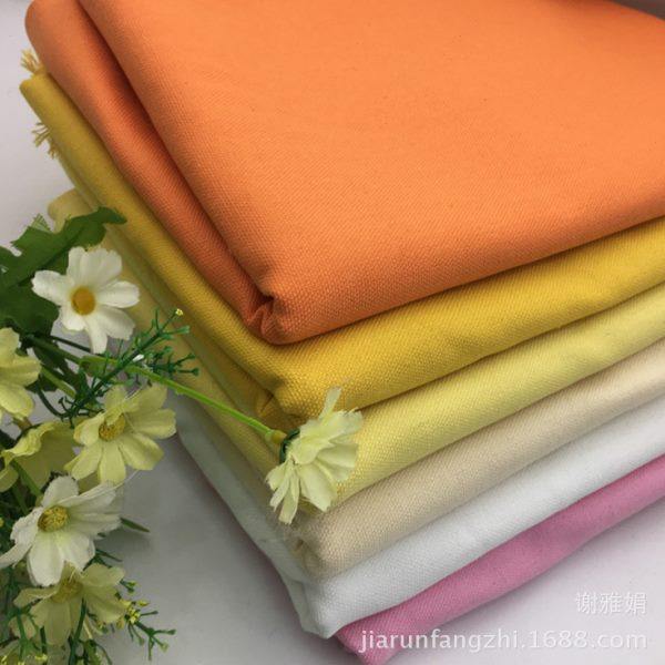 10安涤棉加厚帆布面料 纯色围裙手袋帆布现货 多色平纹箱包布料厂,居家布艺,海绵垫/布料/面料/手工diy,淘宝优惠券,粉丝福利购,淘宝优惠卷
