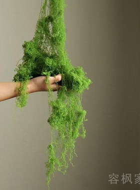 彷真绿色b植物苔藓草皮彷生人造假青苔微景观布置摆件草坪花盆铺