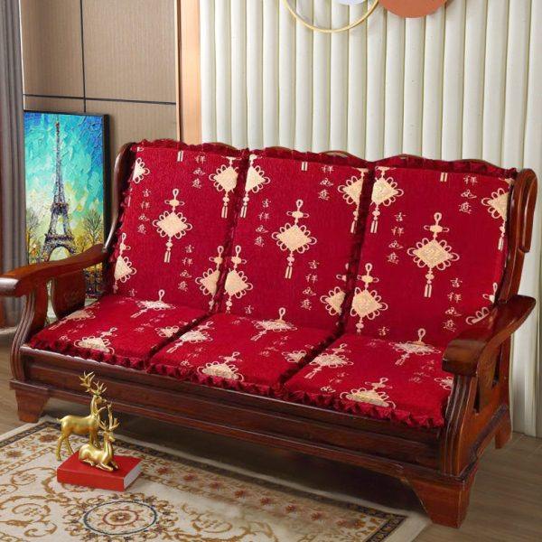 实木布艺沙发垫四季通用带靠背防滑可拆洗海绵加厚冬季毛绒坐垫,居家布艺,沙发垫,淘宝优惠券,粉丝福利购,淘宝优惠卷