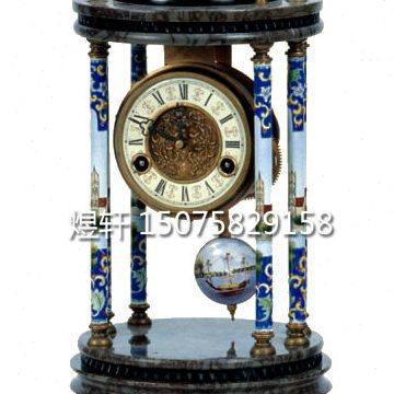 理石机械上弦座钟|仿复古纯铜台钟|仿古董钟|老式钟表|苏钟蜡烛台,家居饰品,座钟,淘宝优惠券,粉丝福利购,淘宝优惠卷