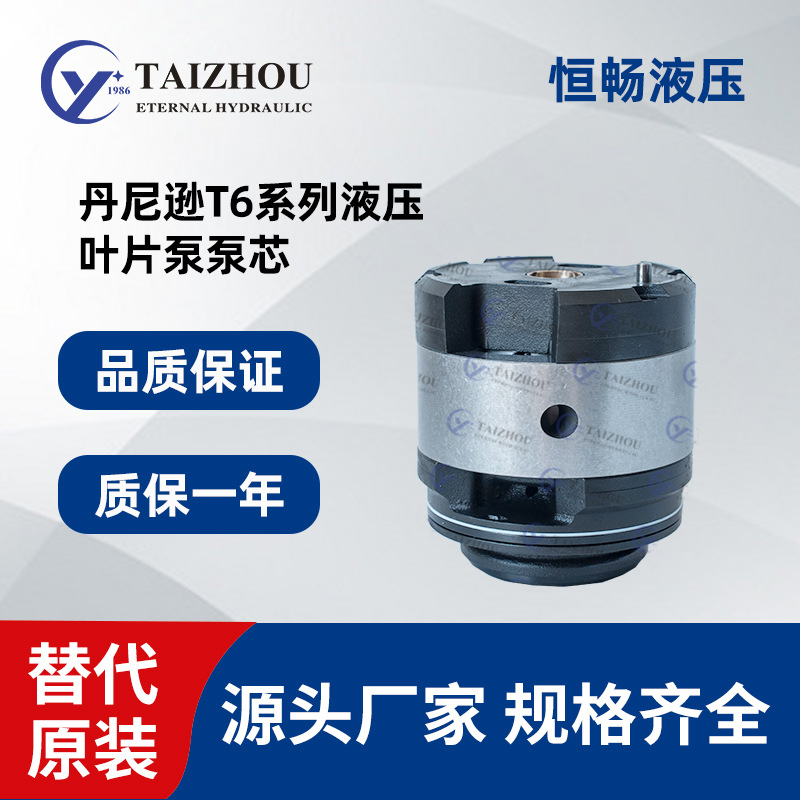 T6/T7柱销式高压叶片泵芯美国丹尼逊液压油泵替换配件T6C T6D T6E