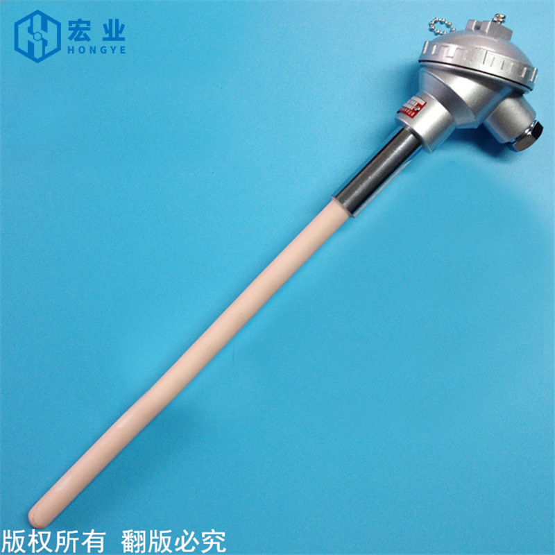 专业供应国标B型WRR-120/121/130 铂铑30-铂铑6高温刚玉管热电偶