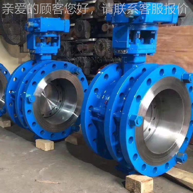 D343H伸阀缩蝶阀 三偏心法兰硬密398封S旋转 脱销 夹 凸对耳 电动