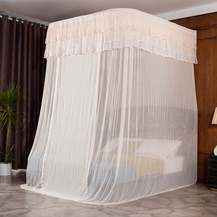 1.8m加厚支架家用豪华 1.5米 2021新款 网红导轨蚊帐拉绳落地压脚式