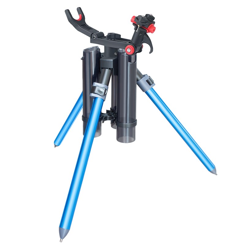 UMI海杆支架三角架鱼竿架地插折叠支架可调节桥钓筏竿炮台支架