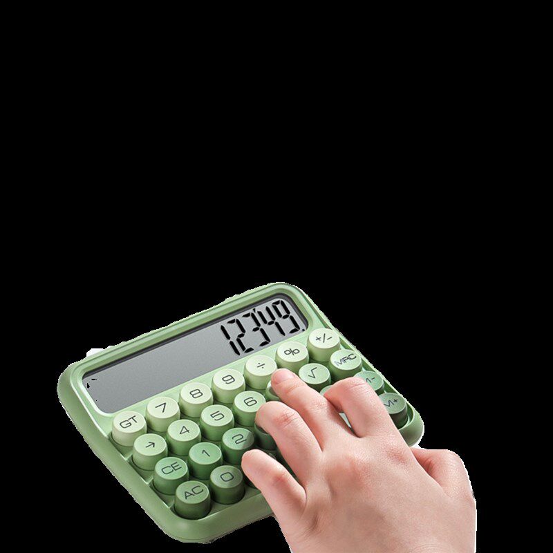 高颜值计算器多巴胺色系女神款多功能计算器柔性键盘学生迷你可爱