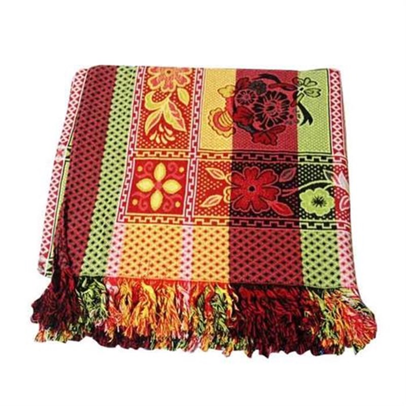 老式八色线毯春秋薄空调毯床单随身沙发巾被单桌布线毯床单