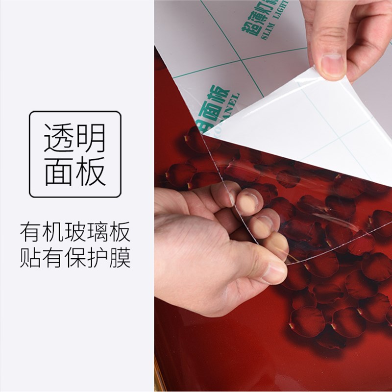 开启式铝合金海报框40mm边框电梯广告框架挂墙大相框4公分画框定