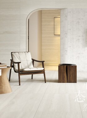 法式米黄莱姆石洞石瓷砖客厅餐厅地砖卫生间拉J槽质感墙砖600x120