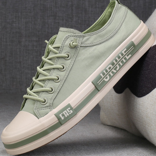 透气韩版 潮流百搭男生鞋 帆布鞋 男鞋 男式 夏季 休闲鞋 蓝色板鞋 子男士