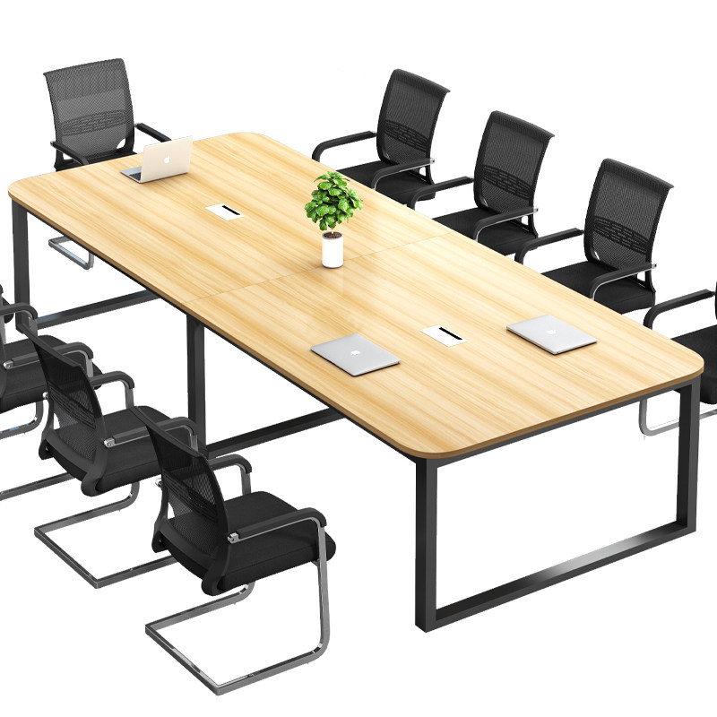 会议桌简约现代长桌会议室小型工作台简易培训桌长条办公桌椅组合