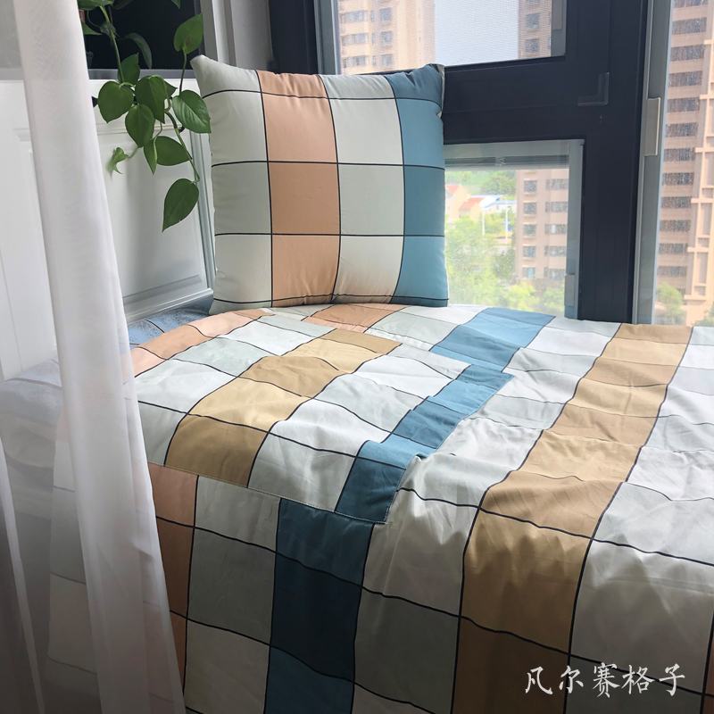 两用靠垫被汽车办公午休加大加厚全棉午休被被子多功能抱枕被