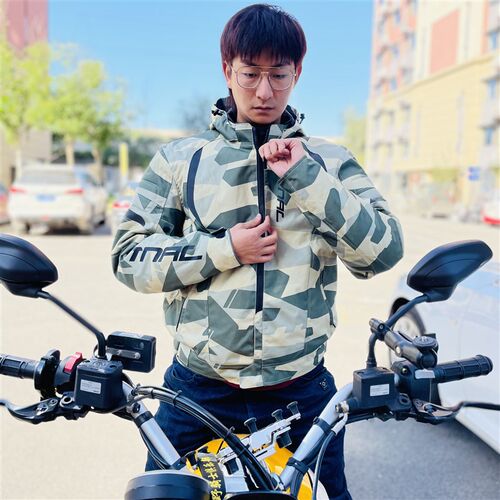 TNAC拓驰摩托车骑行服套装男冬季保暖防水防摔Q内置护具四季机车
