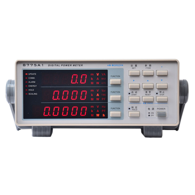 青智8775A1单相电参数测试仪0.2级功率计电能电量表20A功率分析仪