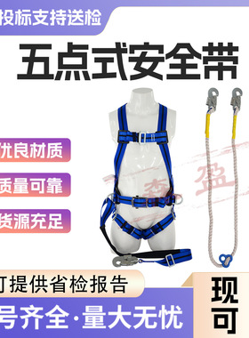 全身五点式安全带防坠落安全带欧式全方位安全带高空作业安全带