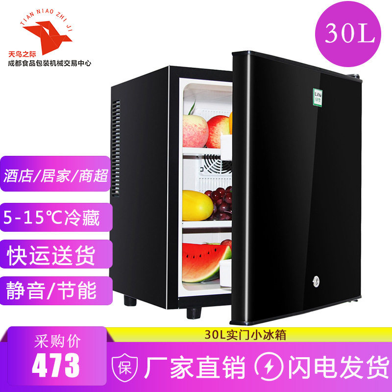 发泡门30L小冰箱 酒店客房家用小型冷藏柜迷你茶叶保鲜柜