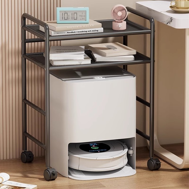 移动扫地机器人置物架多功能y小推车用品大全落地多层收纳架家用