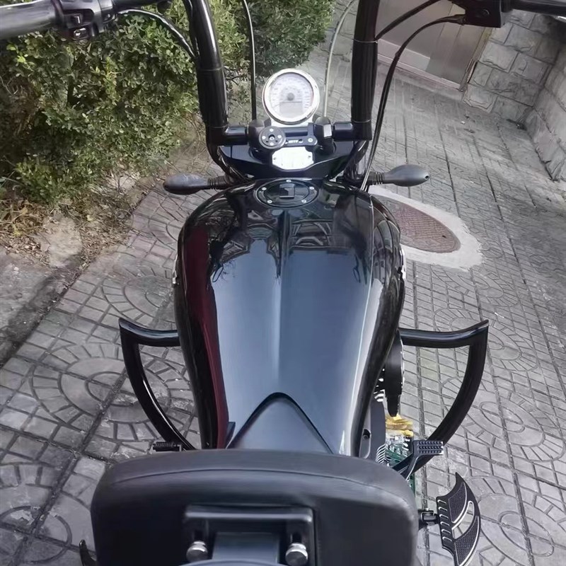 胜利汉马斯剌f客 维加斯叛官枪手改装匪帮羊角护杠1.5英粗保险杠