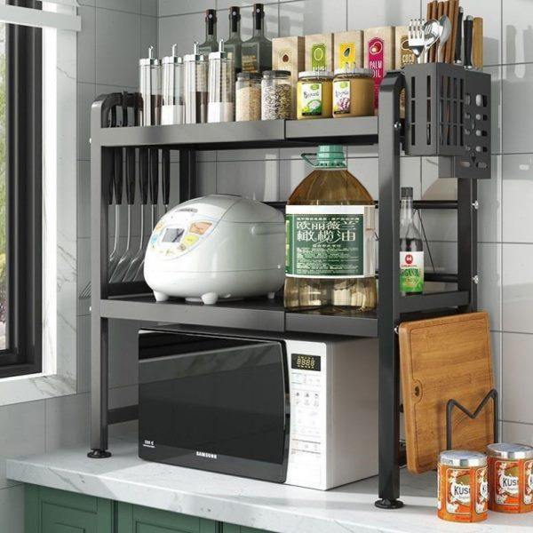 落地伸缩微波炉置物架多层烤箱台面物品收纳架可调度厨房置物架,厨房/烹饪用具,微波炉置物架,淘宝优惠券,粉丝福利购,淘宝优惠卷