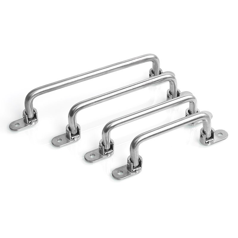 XAE6a6-L138/L158/L180/L208-304不绣钢圆形拉手 可折叠型 外装型