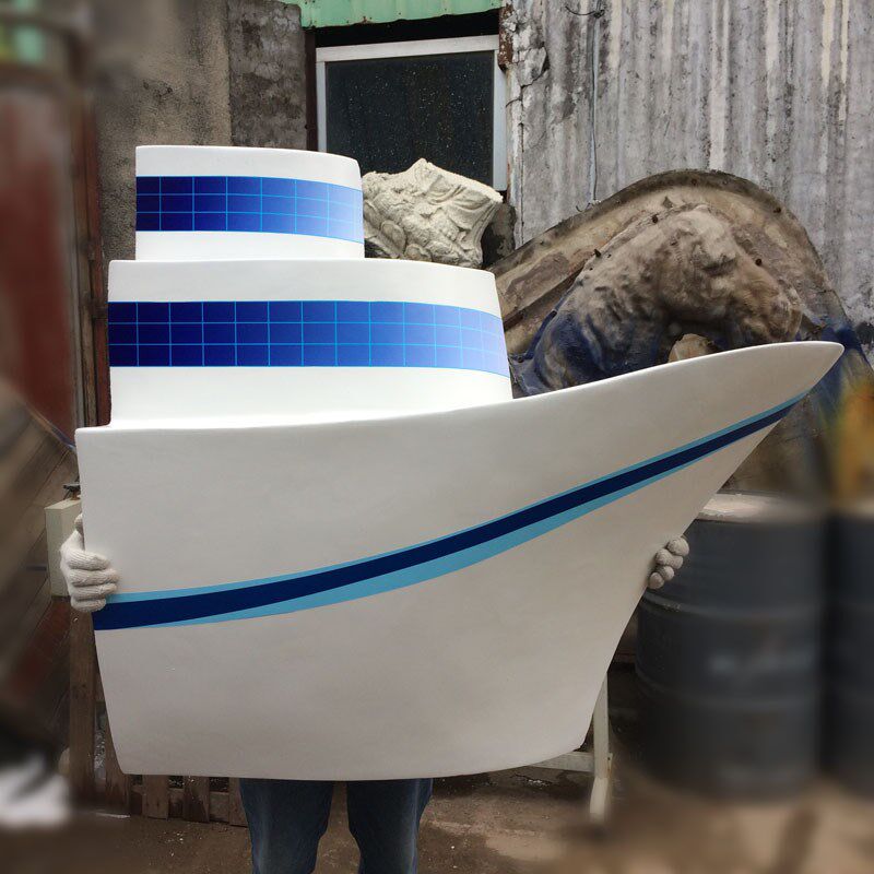 深圳专业泡沫雕塑轮船军舰w把手舵轮橱窗景观堆头模型道具装饰品