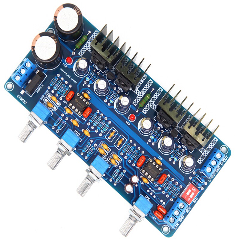 ET5532音调板 甲类并联前级A板 发烧胆味 HIFI功放发烧前置板