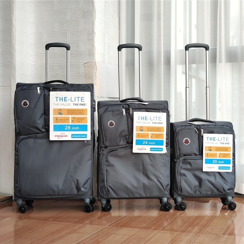 超轻牛津布20寸登机箱帆布旅行箱24F寸拉杆箱28寸大容量托运箱包