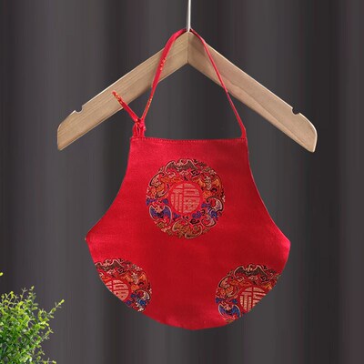 新生婴儿肚兜红色护m肚夏季初生满月宝宝兜兜儿童周岁兜肚春秋四