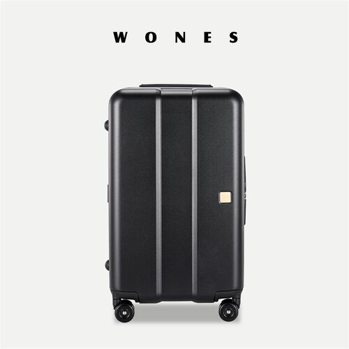 识货买!WONES高端商务可拆卸内里灌注轮金属拉T链框拉杆旅行李箱